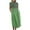 Green, variant on Dress for Women, Summer Cotton Linen Boho Casual Fashion Sleeveless Dress Vacation Wear