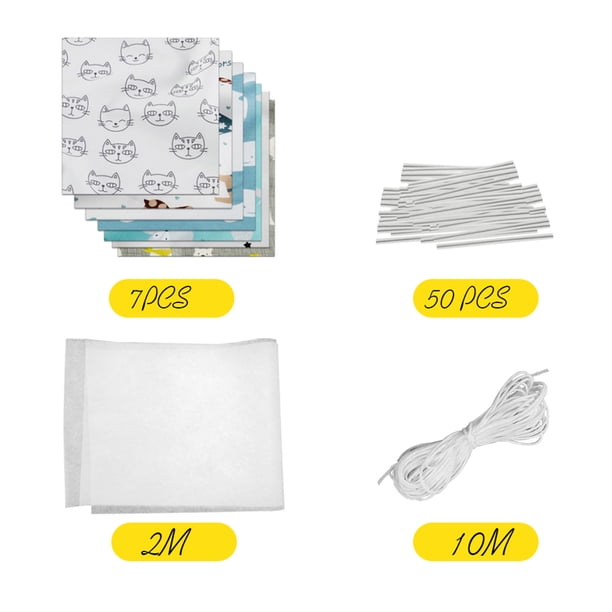 Máscara facial Elaboración de accesorios de bricolaje Conjunto de la cubierta de la cara Tela Tira de la nariz Máscara de cuerda para el oído Kit de bricolaje 50x50cm Advancent AF0123-02B