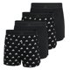 thumbnail image 1 of adidas Calzoncillos bóxer tejidos hombre, pack de 4 - bóxer tejidos, calzoncillos, tejido, algodón Negro/Blanco XL (X-Large), 1 of 6