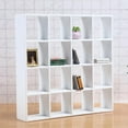 thumbnail image 1 of Birch Storage 16-Grid Shelf 12th Scale Dollhouse Furniture White Pure White, 1 of 8