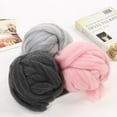 Nvzi Merino Wool Roving 2.2 lb for Spinning Soft Chunky Jumbo Yarn