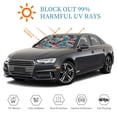 thumbnail image 4 of Kdxio Fish In The Wave Print Windshield Sun Shade, Foldable Sun Blocker for Car,Truck,SUV Automotive Interior Sun Protection,Reflective Shade for Front Windshield(Medium), 4 of 6
