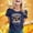 Navy, variant on Graphic Tees for Women T-Shirts Bavarian Oktoberfest Deer Print Tee for Festive German Celebration Comfortable Everyday Wear White L