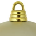 thumbnail image 2 of Northlight Shatterproof Matte Christmas Commercial Ball Ornament - 12" (300mm) - Champagne Gold, 2 of 3