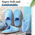 thumbnail image 3 of Pantuflas desechables Twistover Twistover para niños, 12 pares, azules, 3 of 7