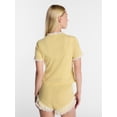 thumbnail image 3 of Kacey Lee Women's Pointelle Ruffle Sleep Cardigan, Size XS-XXL, 3 of 5