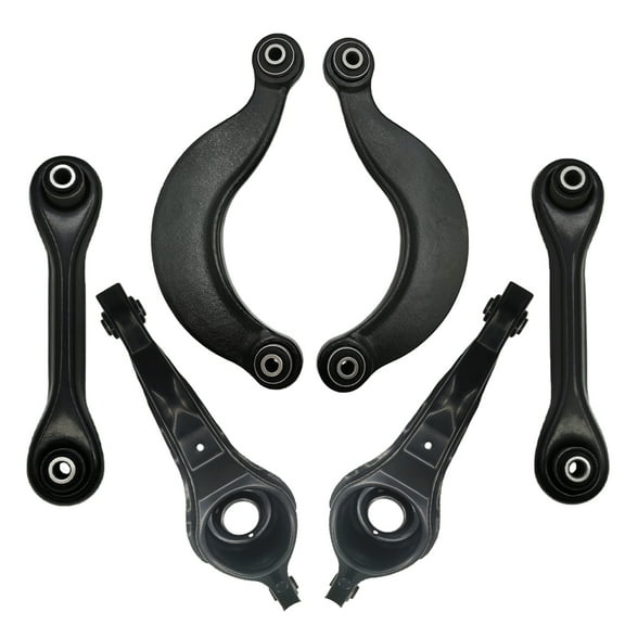 Frenzybro 6PCs Rear Upper Lower Lateral Link Control Arm Suspension Kit Set Replacement For Mazda 3 2004 2005-2013 L4 2.3L L4 2.5L L4 2.0L