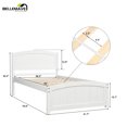 thumbnail image 3 of Bellemave Twin Wood Platform Bed, White, 3 of 9