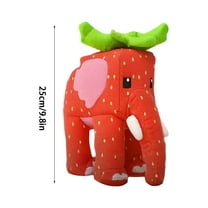 Steal a Brainrot Plush Toys Strawberry Elephant Plush Doll 9.8" Ultra-Soft Stuffed Dolls Winter Plush Lovely Collectible Toy