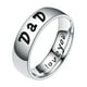 thumbnail image 1 of Anillo de titanio de acero de joyería de uso diario con diseño de la personalidad de la joyería, 1 of 6