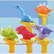 Water Blaster Squirt Guns for Kids 5PCS Water Pistol Set Dinosaur Nozzle Swimming Pool Beach Games Backyard Lawn Outside Toys