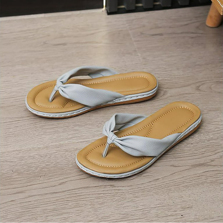 Women's Flip Flop Sandal,Beach Rubber Flip Flops,Shower Shoes Cute Thong  Sandals (A-Pink, 6.5)