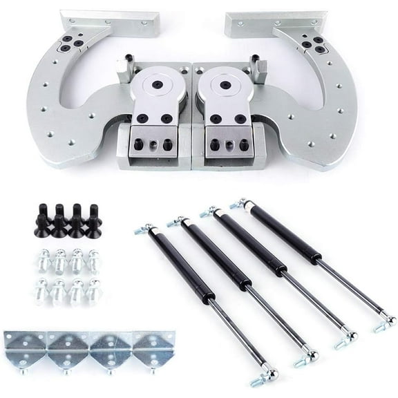 Miumaeov Hinge Kit Car Automobile Vertical Doors Hinge Kit Universal Lambo Door Bolt Kit Adjustable 90 Degree Most Car Vertical Doors