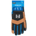 thumbnail image 3 of HART Leather Palm Work Gloves, 5-Finger Touchscreen Capable, Size Large Safety Workwear Gloves, 3 of 11