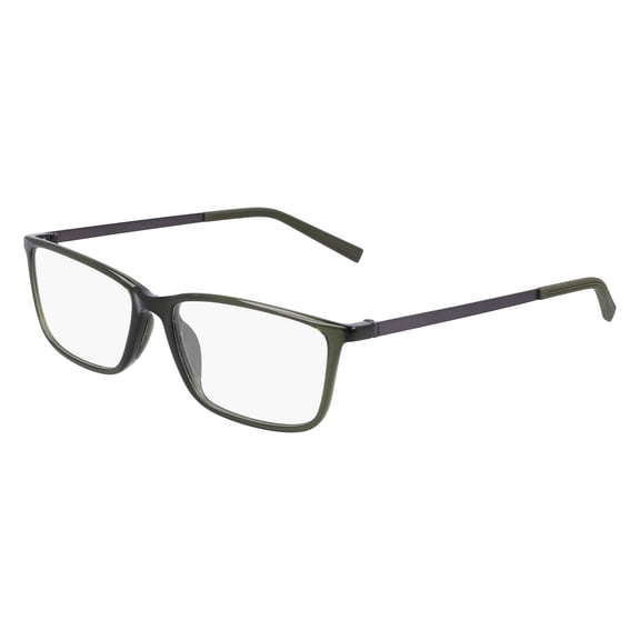 Flexon FLEXON EP8014 310 Men's Shiny Olive Full Rim Eyeglasses