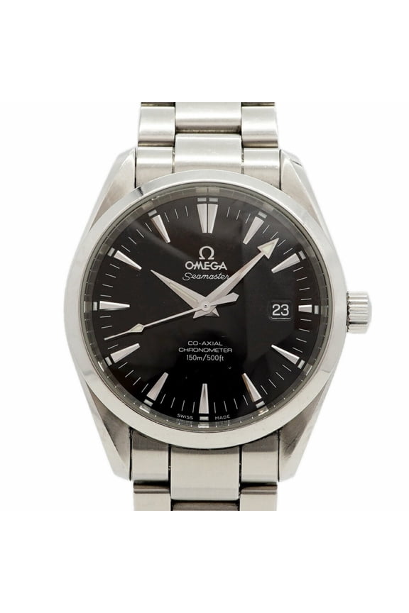 Pre-Owned Omega Seamaster Aqua Terra 2503.50 Black Dial Men's Watch