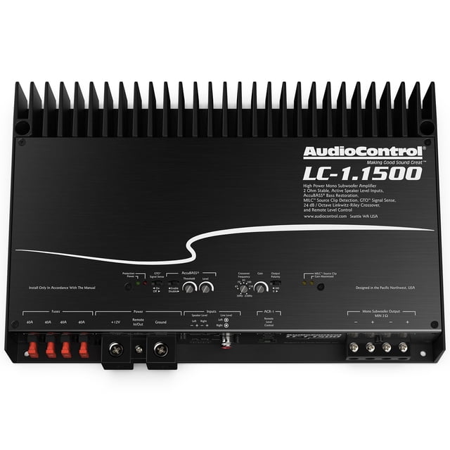 Amplificador para auto AudioControl LC-1.1500 1500W Clase D mono