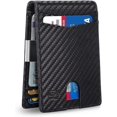 thumbnail image 1 of Brieftasche Fr Herren, Schmal, Grere Kapazitt, Mit Schlitzen, Rfid-blockierend, Minimalistische Vordertasche, 10,5 Cm * 7,8 Cm * 1,5 Cm Hy, 1 of 5