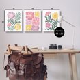 thumbnail image 3 of Stupell Industries Minimal Spring Hue Flowers Floral Painting Wrapped Canvas Canvas Art Print Wall Art, 16 x 20, Set of 3, 3 of 7