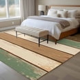 thumbnail image 4 of 5'x8' Area Rugs, Farmhouse Sage Green Brown Indoor Outdoor Area Rug for Living Room Bedroom, Country Vintage Wooden Washable Bathroom Rugs Kitchen Floor Carpet Mats Home Decor Aesthetic, 4 of 8