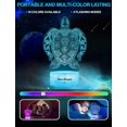thumbnail image 5 of YSTIAN Turtle Night Light for Kids, 3D Illusion Night Lamp, 16 Colors Changing with Remote Control, Room Decor, Gifts for Children Boys Girls, 5 of 7