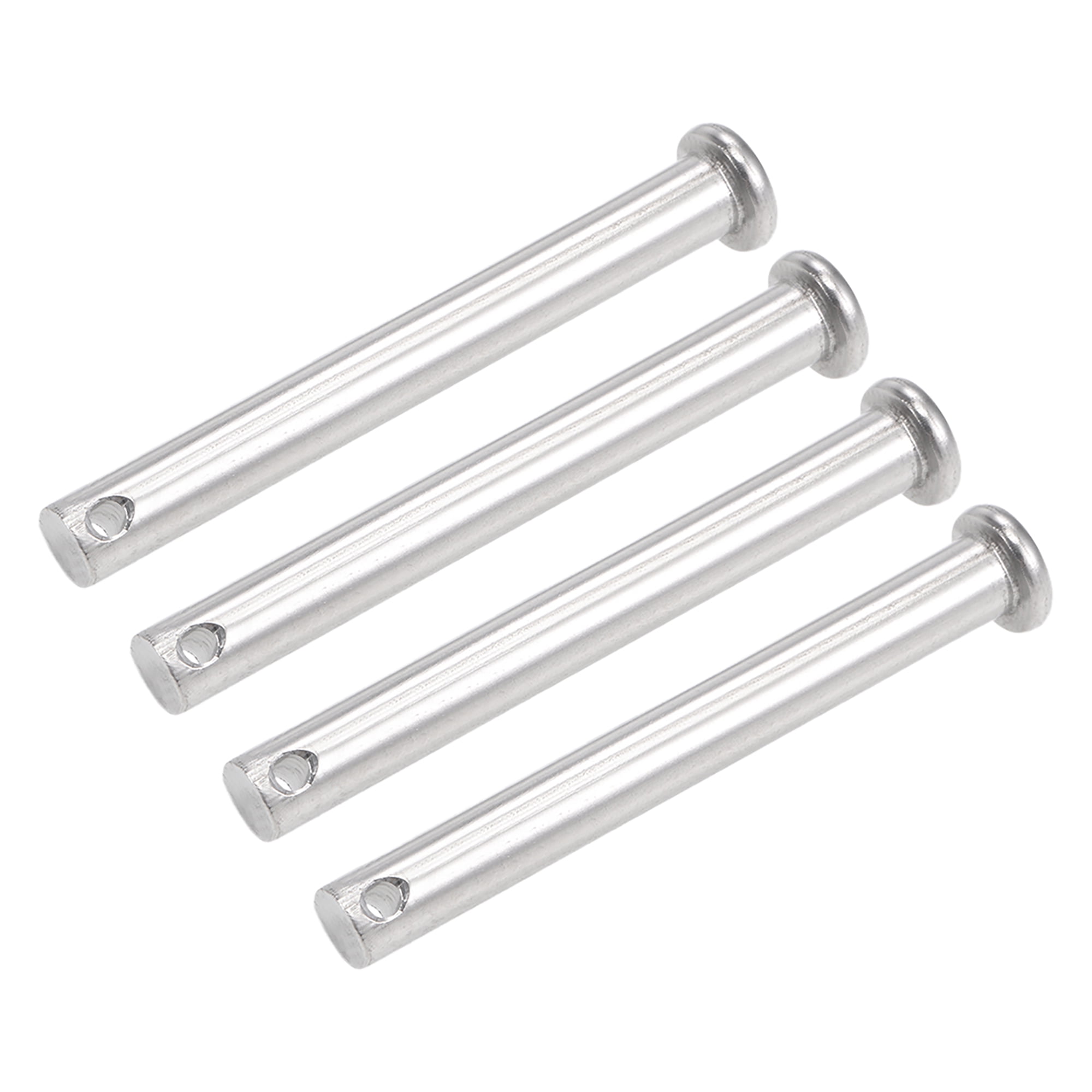 Sourcing Map Single Hole Clevis Pin - 8mm X 60mm Flat Head