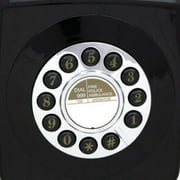GPO Retro GPO746WBLK 746 Wall Mount Push Button Telephone - Black [MISC ACCESSORY] Black