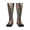 1 Black, variant on Womens Nature Tree Old Pine Bark Wood Knee High Socks Comfy Thermal Boot Long Socks