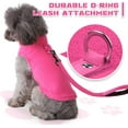 thumbnail image 3 of 1Pcs Small Dog Sweater Cat Fleece Vest Soft Dog Jacket with Leash O-Ring Fall Winter Warm Pet Pullover Coat Puppy Clothes for Small Dogs Cats Chihuahua Apparel Shih Tzu Costume, 3 of 8