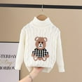 thumbnail image 3 of Baby Boys Turtleneck Sweater Warm High Collar Pullover Long Sleeve Solid Top Cute Tops Warm Fall Winter Clothes for and Toddlers 6-7 Years, 3 of 8