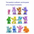 thumbnail image 4 of 12pcs Mini Anime Figures Model Bear Ornament Kids Toys Home Decoration Gifts Random Color, Random Pattern, 4 of 5