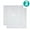 Clear, variant on Odies 2 Pack Shower Stall Mat, 21x21 Square Bathroom Bath Tub Mats for Stand up Showers and Small Bathtubs Drain Holes Keep Floor Clean, Suction Cups Soft on Feet Machine Washable Clear