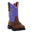 thumbnail image 2 of Western Boots Boys Cowboy Pull On Dark Brown JD2158, 2 of 2