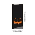 thumbnail image 3 of Halloween Treat Bags 50-Pack with Clear Cellophane Design, Candy and Cookie Packaging with Twist Ties, Party Favor Supplies for Gift Giving, 3 of 6