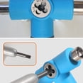 thumbnail image 4 of maskred Removal Wrench T-shaped Sleeve Repair Tool Professional Aluminum Alloy Fine Workmanship Multipurpose for Beginners Blue, 4 of 6