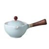 

Tiyuyo Portable Chinese Gongfu Kung Fu Tea Set Rotating Ceramic Teapot Teaware (I)