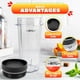 thumbnail image 5 of Vaso batidor KETAR de 16 onzas de repuesto para batidoras Ninja x2, 5 of 9