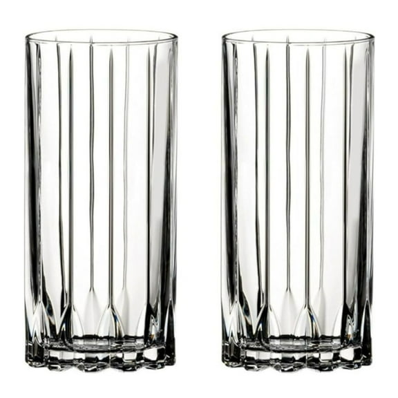 RIEDEL Resort Retail Highball Shatterproof Tritan BPA-Free, Dishwasher-Safe and Food-Safe Glass (2-Pack, Clear)