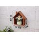 thumbnail image 2 of high qualityWhimsical House-Shaped Floating Wall Shelf, No-Drill Storage Organizer Wooden Small House Retro, Home & Bedroom Decorative Rack, 2 of 5