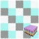 thumbnail image 2 of qqpp Goma EVA 18 Azulejos Enclavados Rompecabezas Tapetes de Espuma para Piso - Tapete de qqpp qqpp, 2 of 2