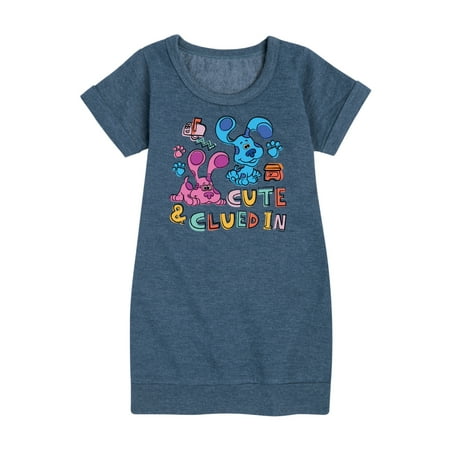 

Blue s Clues & You! - Cute & Clued In - Toddler & Youth Girls Fleece Dress