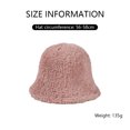 thumbnail image 2 of Sombrero de pescador de piel sintética para mujer, gorros de pescador con protección para los oídos, de felpa, para invierno, 2 of 5