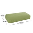 thumbnail image 5 of GDF Studio Arcelia Outdoor Water Resistant 6'x3' Lounger Bean Bag, Green, 5 of 5