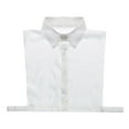 thumbnail image 3 of Faux Col Faux Faux Cou Femmes Blouse Chemise à Revers Détachable Cravate Blanche, 3 of 8