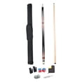 thumbnail image 4 of harper 146cm Billiard Cue Pool Sticks Replacement Two Sections Lightweight Storage Bag Snooker Cue for Game Practice Break Room Home red, 4 of 9