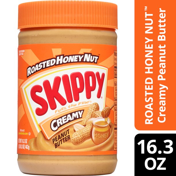 Skippy Roasted Honey Nut Creamy Peanut Butter, 16.3 Oz