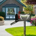 thumbnail image 5 of WOBOGO Green Fangs Mailbox Cover Magnetic for Garden Yard Home Decor Standard Size 25.4×20.78in, 5 of 9