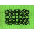 thumbnail image 1 of Ahgly Company Indoor Rectangle Oriental Green Industrial Area Rugs, 8' x 10', 1 of 4