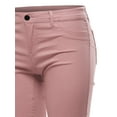 thumbnail image 4 of A2Y Women's Mid Rise Cutoff Fray Hem Bermuda Shorts Pink M, 4 of 5