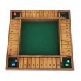 thumbnail image 1 of Juego educativo de dados Shut The Box ANGGREK Madera de pino para 4 jugadores, 1 of 8